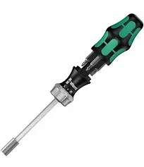 Wera Kraftform Kompakt 27 RA Slotted Ratcheting Screwdriver, 0.6cm Head JJ58311