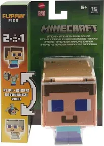 MOOSHROOM/COW - Minecraft Flippin’ Figs Figures Collection 2-in-1 Fidget Figure