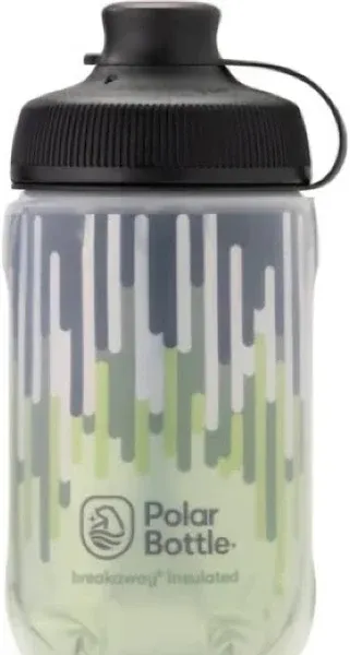 Breakaway Muck Insulated Zipper Bike Water Bottle - 12oz, Moss/Desert