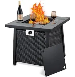 PioneerWorks 28 Inch Propane Fire Pit Table