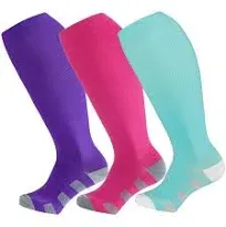 Wide Calf Compression Socks for Women &amp; Men Large Size Circulation 15-20 mmHg...