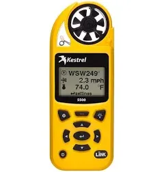 Kestrel 5500 Pocket Weather Meter Non-LiNK, Yellow