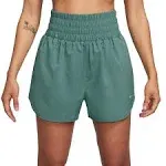 Nike One Women's Dri-Fit Ultra High-Waisted 3" Brief-Lined Shorts, XS, Bicoastal