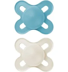 MAM Newborn Pacifier Matte Collection - Teal &amp; Grey