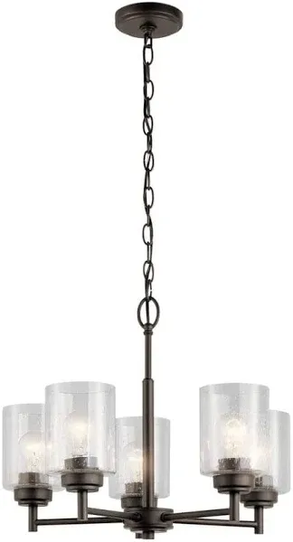 Kichler Winslow 5 Light Chandelier Olde Bronze - 44030OZ