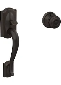 Schlage Camelot Lower Handleset with Georgian Knob