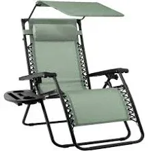 Best Choice Products Folding Zero Gravity Patio Lounge Chair