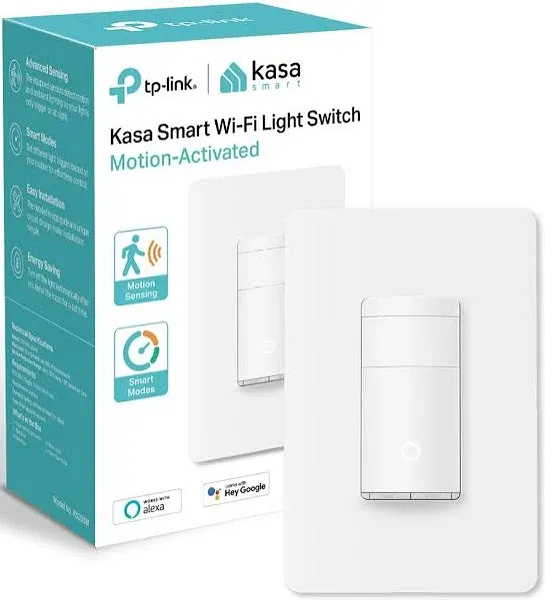 TP-Link Kasa Smart Motion-Activated Wi-Fi Dimmer Switch