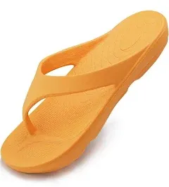 Wishcotton Women's Flip Flop Sandals Lightweight Thong Sandals Recovery Footwear, Ladies Soft Waterproof Beach Sandals, Anti Slip Shower Slides Slippers