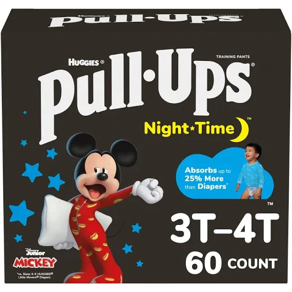 Huggies Pull-Ups Nighttime Training Underwear for Boys