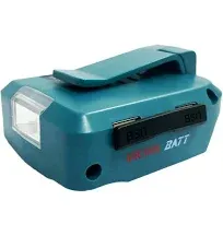 Usb Adp05 Power Source For Makita 18V Battery Charger With 2 Usb Ports And, Ion