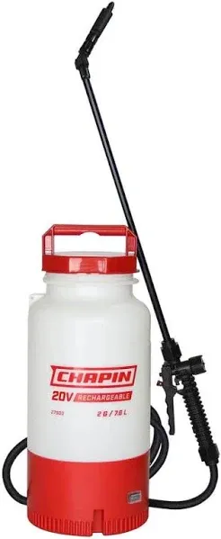 Chapin 27504: 2-Gallon ProSeries 20V Integrated Battery Rechargeable Multi-Purpose Tank Sprayer