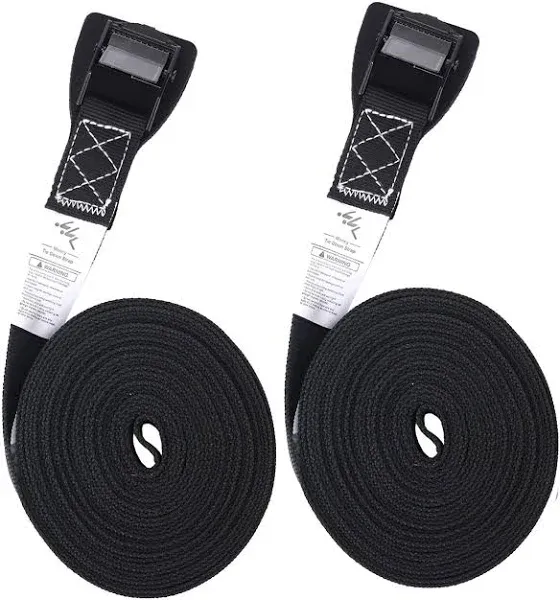 MOOCY Sturdy 12-foot-by-1-inch Tie Down Straps