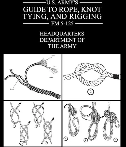 U.S. Army's Guide to Rope, Knot Tying, and Rigging: FM 5-125