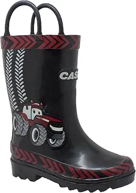 Case IH Toddler's 3D Big Red Rubber Boot