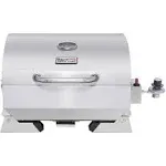 Royal Gourmet GT1001 Stainless Steel Portable Grill, 10000 BTU BBQ Tabletop Gas Grill, Silver