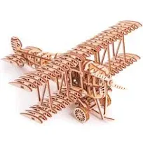 Wood Trick Air Plane Aircraft Mechanical Wooden 3D Puzzle Model Assembly Kit