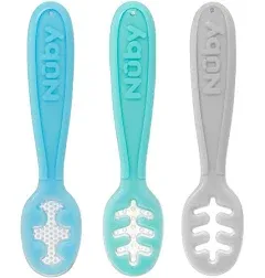 Nuby Baby&#039;s First Spoon 3 Stages 6mo + BPA Free New