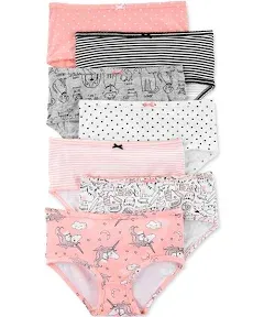 Carters Girls 2-14 Unicorn Stretch Cotton Undies, 7-Pack