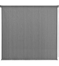 VICLLAX Outdoor Roller Shade, Patio Blinds Roll Up Shade (8' W x 8' L), Grey