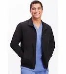 "Healing Hands Purple Label Jonathan Men's 6-Pocket STRETCH Bomber Scrub Jacket"