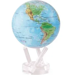 MOVA Blue Relief Map Globe