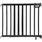 Summer Infant Deluxe Stairway Simple to Secure Wood Baby Gate - Black