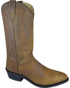 Smoky Mountain Men's Denver Brown Oil Distressed Western Boots 4034