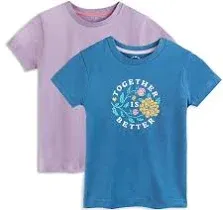 Mightly Organic Cotton Kids Shirts Graphic Tee 2-Pack