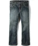 The Children&#039;s Place Kids/Boys Bottoms Low Rise Bootcut Blue Denim Jeans Size 12