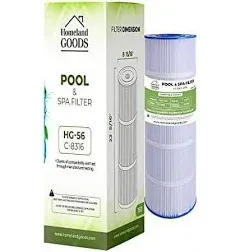 PLFPXST150 Pool Filter Replaces Hayward X-Stream CC1500, CCX1500-RE, Pleatco PXST150, Unicel C-8316, Filbur FC-1286, 817-0150P, Waterway Clearwater II/Pro Clean 150 (1 Pack)