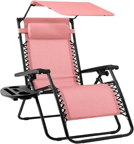 Best Choice Products Folding Zero Gravity Patio Lounge Chair