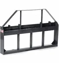 Standard Series USA Made Pallet Fork Frame Attachment - Optional Fork Blades - Skid Steer Quick Tach Tractor | Titan Attachments