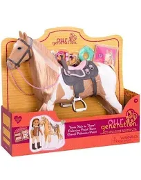 Our Generation Palomino Paint Hair Play Horse for 18&#034; dolls 1883 Elsa Lightning