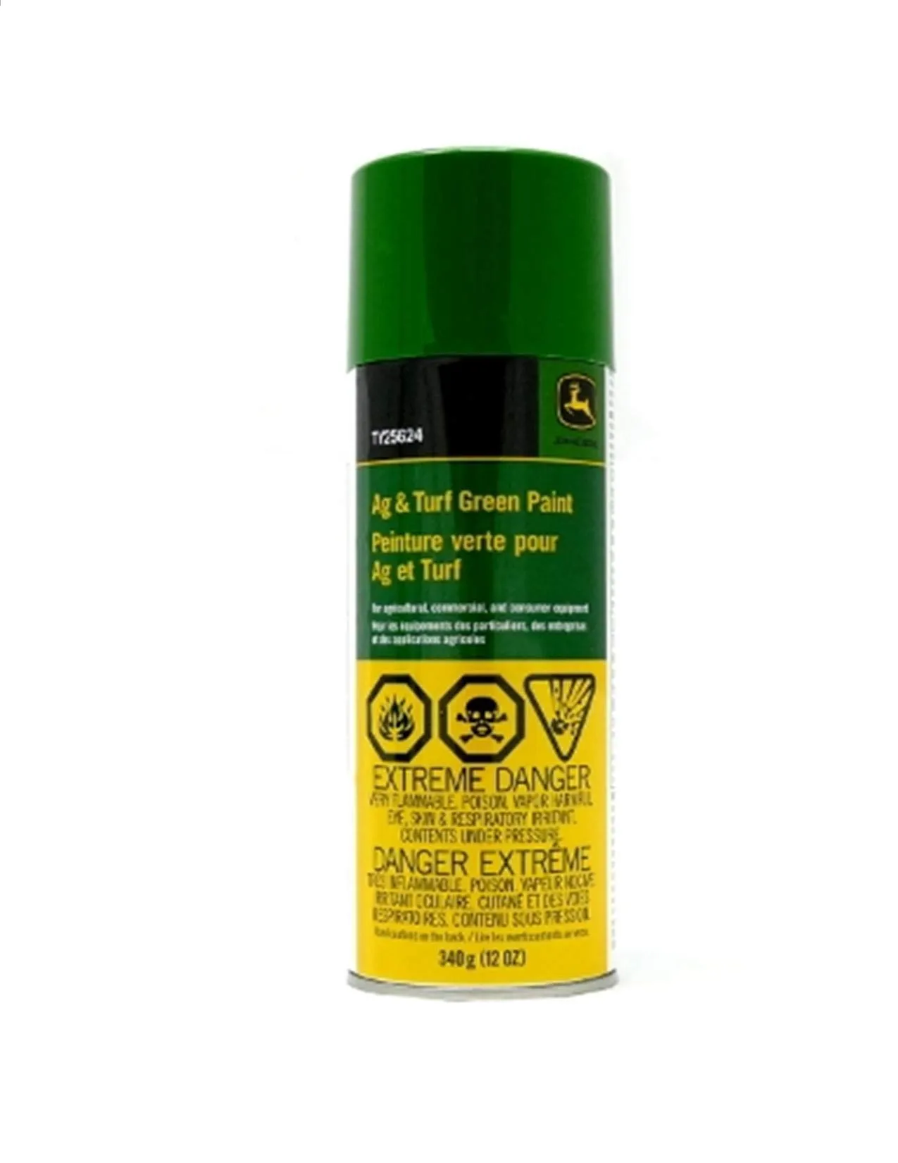 John Deere Green Paint Ag &amp; Turf Equipment Spray Can TY25624