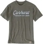 Carhartt Men's Loose Fit Heavyweight Short-Sleeve Script Graphic T-Shirt 106158