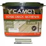 CAMO No. 7 x 2-3/8 in. L Star Trim Head Protech Coated Carbon Steel Deck Screws 1750 EA