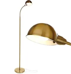 Brightech Regent LED Floor Lamp - Brass