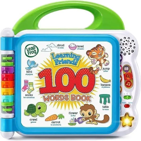 LeapFrog - Libro interactivo Learning Friends 100 Words Book