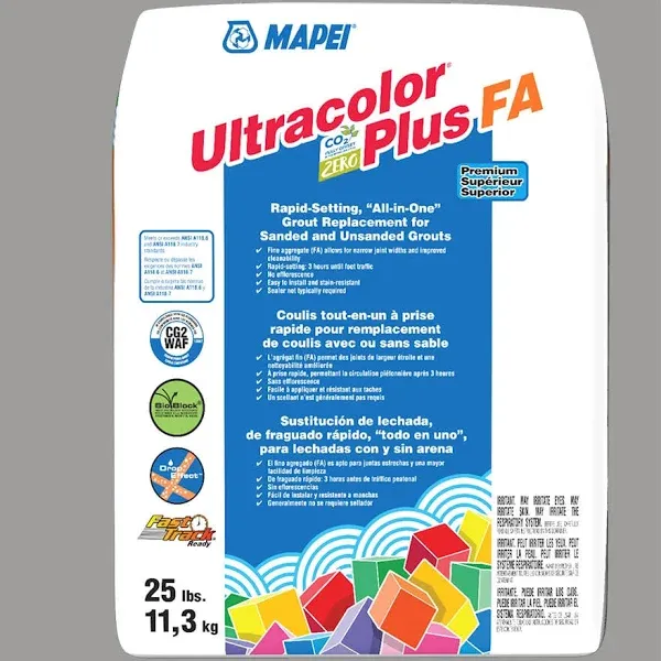 MAPEI Ultracolor Plus FA Biscuit All-in-One Grout