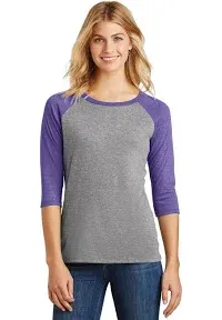 District Women's Perfect Tri 3/4-Sleeve Raglan