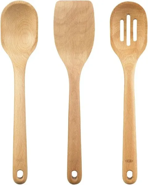 OXO 3 Piece Good Grips Wooden Turner Set