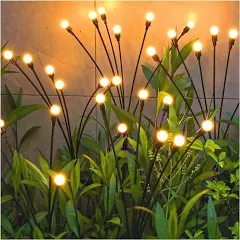 TONULAX Solar Garden Lights - New Upgraded Solar Swaying Light Sway by Wind Sola