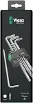 Wera 950/9 Hex-Plus 1 SB L-Key Set, Metric, Chrome-Plated, 9 Pieces