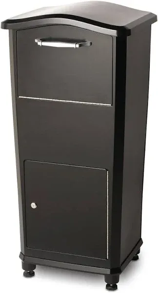 Elephantrunk Black, Extra Large, Aluminum, Locking, Parcel Drop