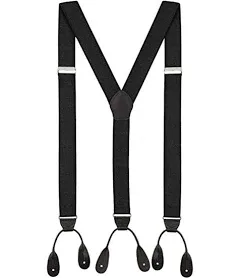 Luther Pike Men's Seattle Y-Back Suspenders