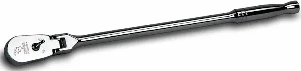 Capri Tools 3/8” Low Profile Flex-Head Ratchet 72-Tooth 5° Swing Arc CP12300FX