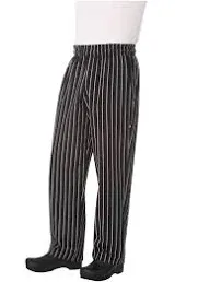 Men's Chef Works Designer Baggy Pants Chalk Stripe