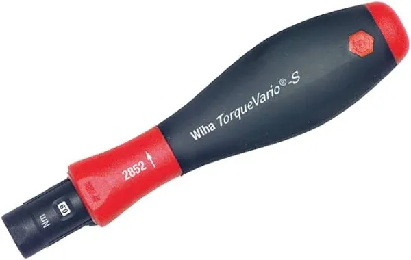 Wiha 28501 TorqueVario-S Torque Screwdriver, 15-80 Inch Ounces