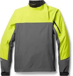 NRS Endurance Splash Jacket - Men's Chartreuse/Gray, S